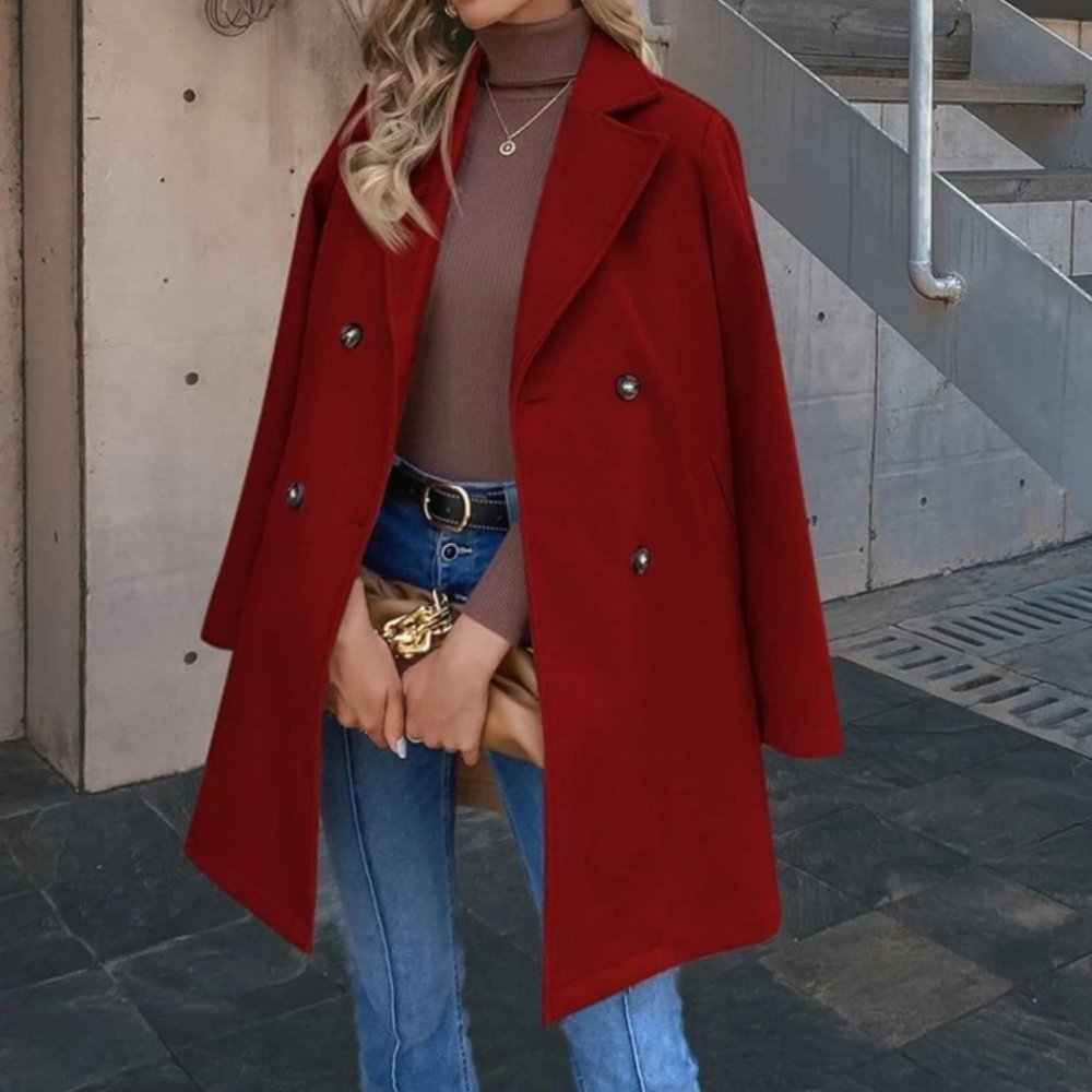 FALL / SPRING BURGUNDY COAT JACKET